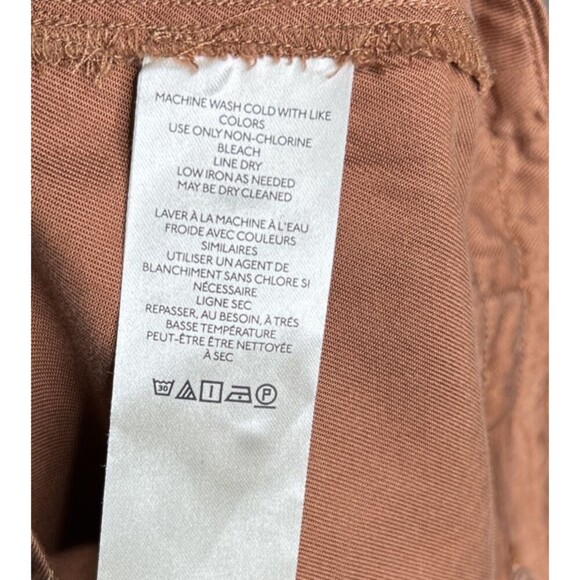 Pilcro Asymmetrical Printed Harem Pants Crossover Front Closure Size 31 - Picture 8 of 9